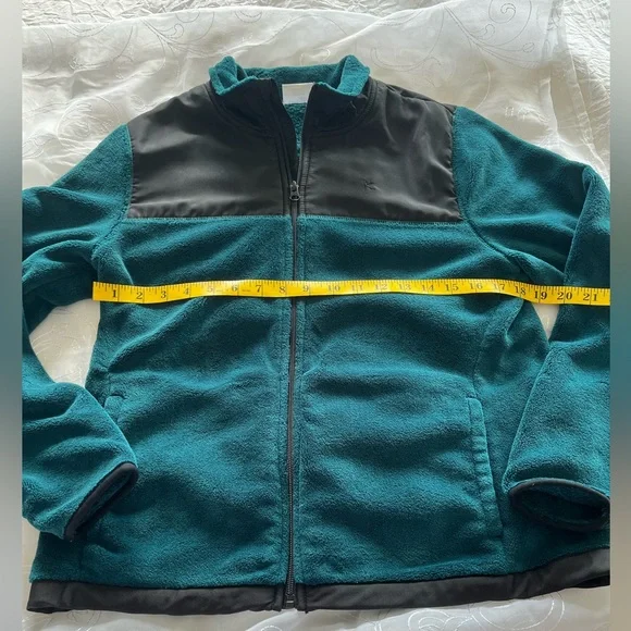 DanSkins Now Dark Teal Long Sleeve Front Zip Light Weight Jacket. - Picture 3 of 12